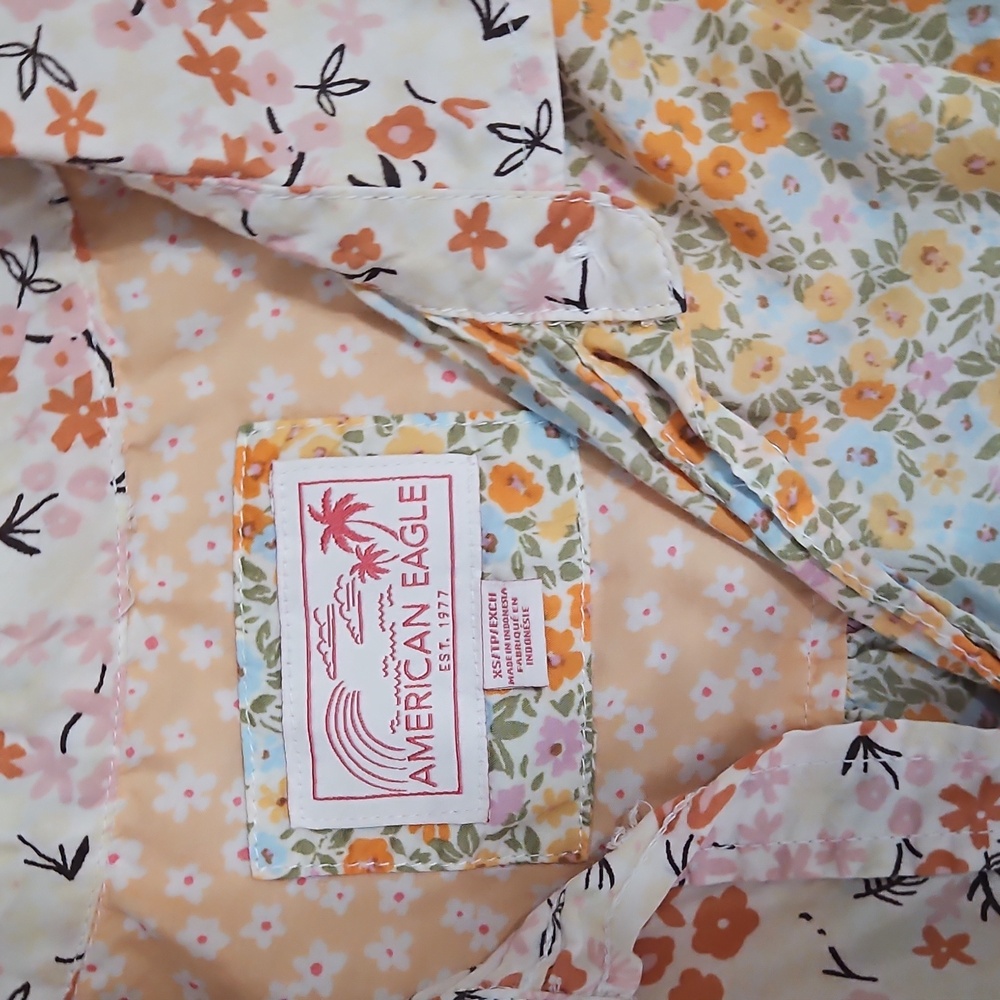AE Oversized Resort Shirt XS - Picture 4 of 7